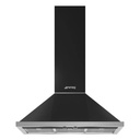 Hotte décorative Smeg KPF9AN murale anthracite, 630 m³/h, évacuation par conduit, 3 vitesses, éclairage LED
