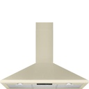 Hotte décorative Smeg KSED95PE, lustre suspendu crème de 900 mm, 3 vitesses, classe B, 3 filtres aluminium