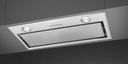 Hotte groupe filtrant Smeg KSEG58PXE, intégrée en inox, 606 m³/h, 3 vitesses, éclairage LED, classe A