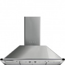 Hotte décorative Smeg KTR110XE murale 110 cm, inox, 554 m³/h, éclairage LED, 3 vitesses et vitesse intensive