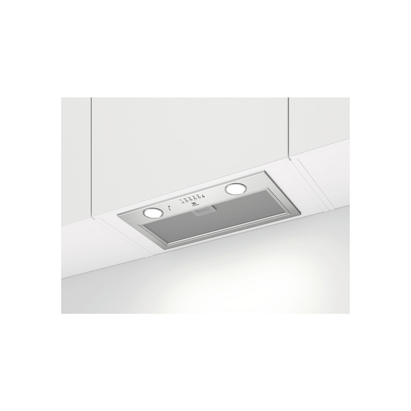 Groupe filtrant Electrolux LFG516X, acier inoxydable 530 mm, extraction 450 m³/h, éclairage classe A, 60 dB