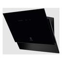 Hotte décorative Electrolux LFV426K, murale noire, 600 m³/h, 3 vitesses, éclairage LED, filtres aluminium