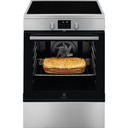 Cuisinière induction Electrolux LKI64890BX, four chaleur tournante pulsée 73 L, pyrolyse, Stop and Go, Hob2Hood