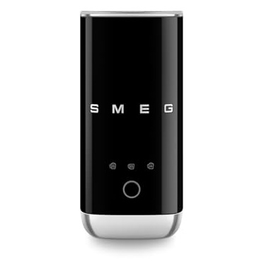 Mousseur et réchauffeur de lait Smeg MFF02BLEU, automatique, 500 W, 3 fonctions, bol en vitrocéramique