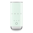 Mousseur à lait Smeg MFF02PGEU, 500 W, vert pastel, 3 fonctions, bol en vitrocéramique, coupure automatique