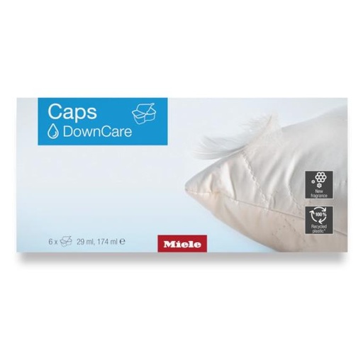 [12014000] Lessive spéciale duvets Miele 12014000, 6 capsules EasyOpen, à la lanoline, plastique recyclé, tous lave-linge