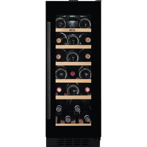 [AWS4020B5B] Cave à vin AEG AWS4020B5B encastrable, 58 L, 1 zone de température, 6 clayettes, porte réversible