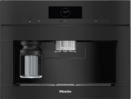 [CVA7845NR] Machine à expresso Miele CVA7845NR, broyeur conique, 600 g grains, 2,7 L eau, noir obsidien