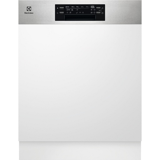 [EEM69300IX] Lave-vaisselle Electrolux EEM69300IX semi-intégré 60 cm, 15 couverts, classe D, 44 dB, départ différé 24 h