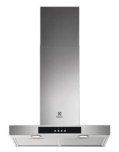 [EFTD26X] Hotte décorative Electrolux EFTD26X, 600 m³/h, 3 vitesses, éclairage LED, classe C, acier inoxydable