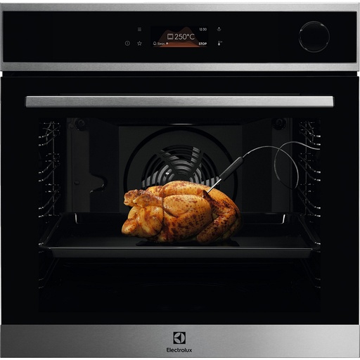 [EOC8P29X] Four pyrolyse Electrolux EOC8P29X, 72 L, cuisson vapeur, sonde alimentaire, écran tactile LCD