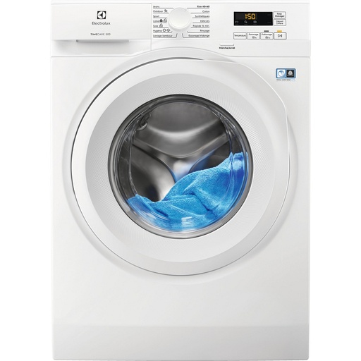 [EW5F4712CP] Lave-linge Electrolux EW5F4712CP, capacité 7 kg, essorage 1151 tr/min, classe A, départ différé, blanc