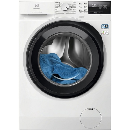 [EW6FI4112RA] Lave-linge Electrolux EW6FI4112RA hublot 10 kg, 1400 tr/min, SensiCare, Vapeur Hygiène, programme rapide 20 minutes