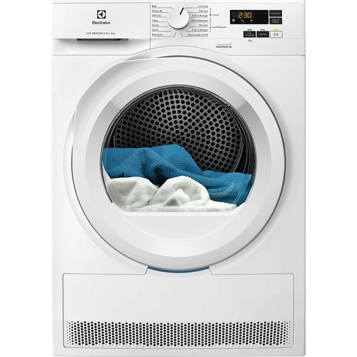 [EWHI6183BO] Sèche-linge pompe à chaleur Electrolux EWHI6183BO, 8 kg, tambour 118 L, hublot réversible, gaz R290