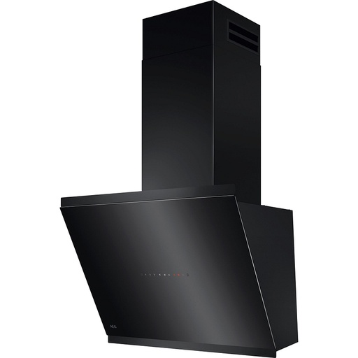 [GV77D61SB] Hotte décorative AEG GV77D61SB murale noire, 760 m³/h, commandes tactiles, éclairage LED, classe A+
