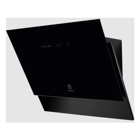 [LFV426K] Hotte décorative Electrolux LFV426K, murale noire, 600 m³/h, 3 vitesses, éclairage LED, filtres aluminium