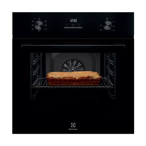 [LOH3C00BK] Four encastrable Electrolux LOH3C00BK, 65 L, catalyse, chaleur tournante, grill, écran LCD, noir