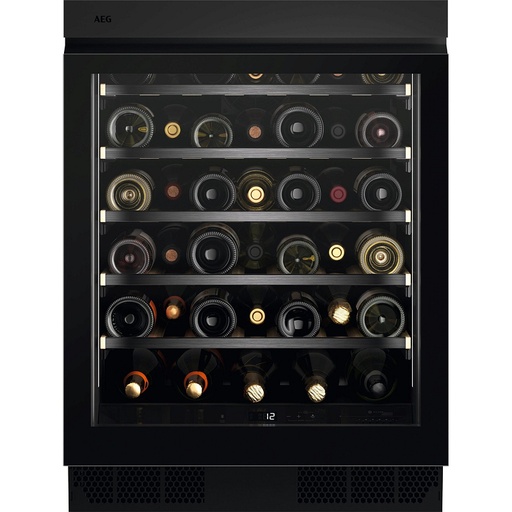 [NSW8S826GT] Cave à vin AEG NSW8S826GT encastrable, 40 bouteilles, 1 zone de température, 134,2 L, éclairage LED