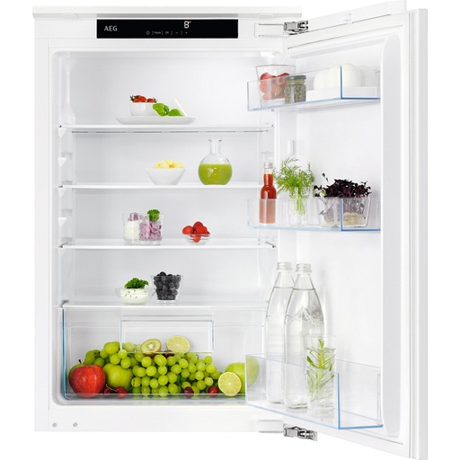 [OSK5O88EF] Réfrigérateur AEG OSK5O88EF intégrable, 137 L, classe E, froid statique, FreshZone, éclairage LED, 34 dB