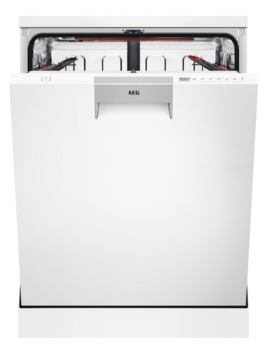 [FFB73617PW] Lave-vaisselle AEG FFB73617PW, 13 couverts, pose libre, 44 dB, écran LCD tactile, moteur inverter