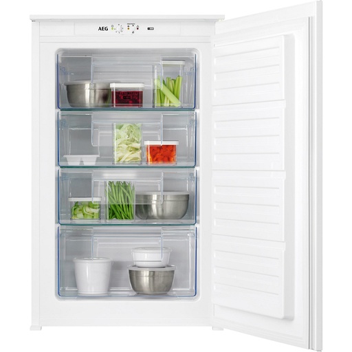 [TAB6L88ES] Congélateur intégrable armoire AEG TAB6L88ES, 98 L, 4 tiroirs, congélation rapide, système anti-gel, 34 dB
