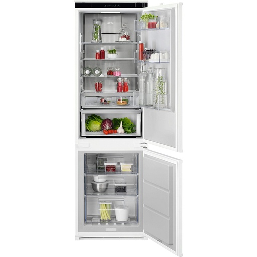 [TC8MS18FDS] Réfrigérateur intégrable combiné AEG TC8MS18FDS, 249 dm3, Cooling 360°, TwinTech No Frost, classe D