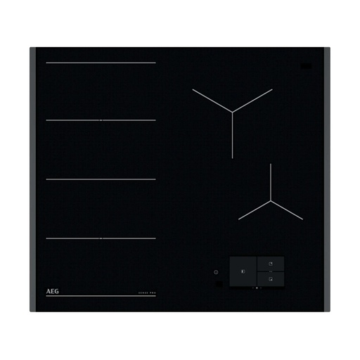 [TH64IF50FB] Plaque induction AEG TH64IF50FB, plaque de cuisson à induction, 2 foyers, surfaces de 14.5 cm et 18.0 cm
