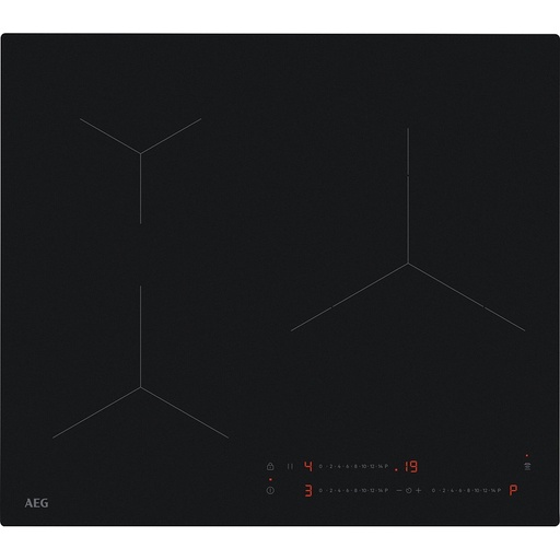 [TO63IP00IT] Plaque induction AEG TO63IP00IT, 3 foyers, chauffage par induction, plaque de cuisson avec foyer de 28,0 cm