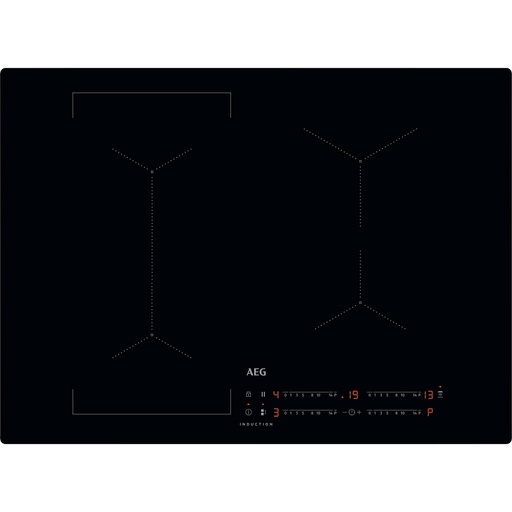 [TO74IB00CB] Plaque induction AEG TO74IB00CB, 4 foyers, fonction Bridge, PowerBoost, détecteur de casseroles et Hob2Hood