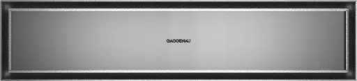 [GW451120] Tiroir culinaire et chauffant Gaggenau GW451120, 60 cm, inox et verre fumé, 20 litres, Home Connect