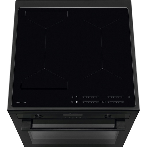 [CIB6499APB] Cuisinière induction AEG CIB6499APB, 4 foyers, four 73 L à chaleur tournante pulsée, pyrolyse, grilloir