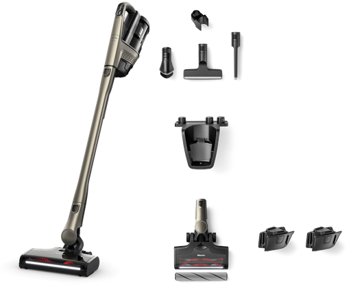 [HX3PLUS] Aspirateur balai Miele HX3PLUS, sans fil, 2500 mAh, 140 min, filtre HEPA Lifetime, titane