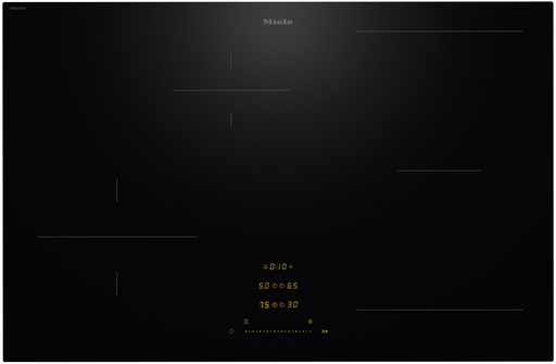 [KM8483FX] Plaque induction Miele KM8483FX, 4 zones de cuisson, zones PowerFlex, détection des casseroles, commande SingleSlide