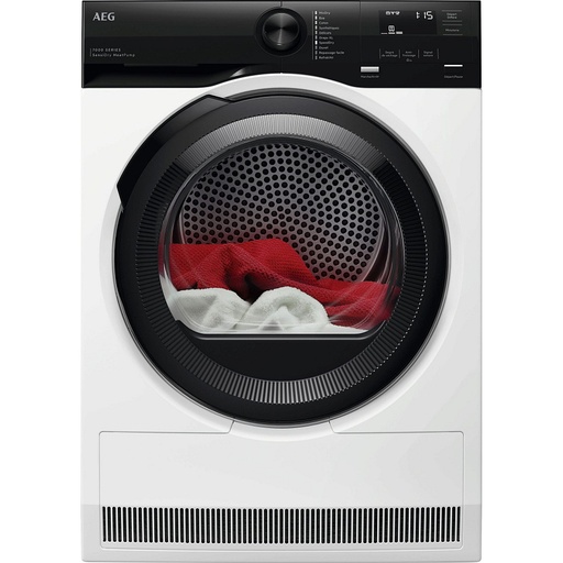 [TE7G8CBO] Sèche-linge AEG TE7G8CBO à pompe à chaleur, 8 kg, tambour inox 118 L, moteur Inverter, classe C