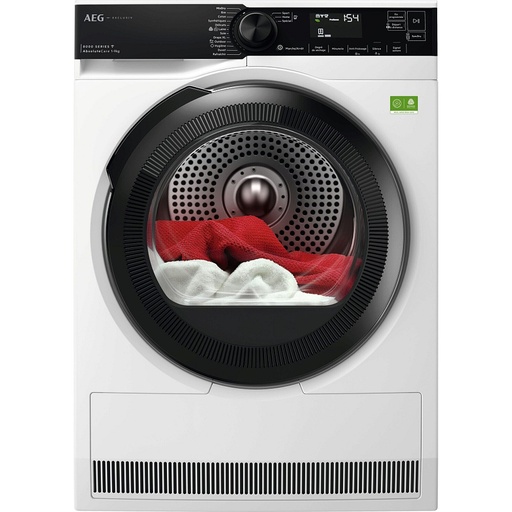 [TR83A9PB] Sèche-linge AEG TR83A9PB à pompe à chaleur, 9 kg, classe B, moteur Inverter, cycle Hygiène, programme MixDry