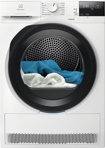 [EW6HI628BN] Sèche-linge hublot pompe à chaleur Electrolux EW6HI628BN, 8 kg, moteur Inverter, classe C, 118 L