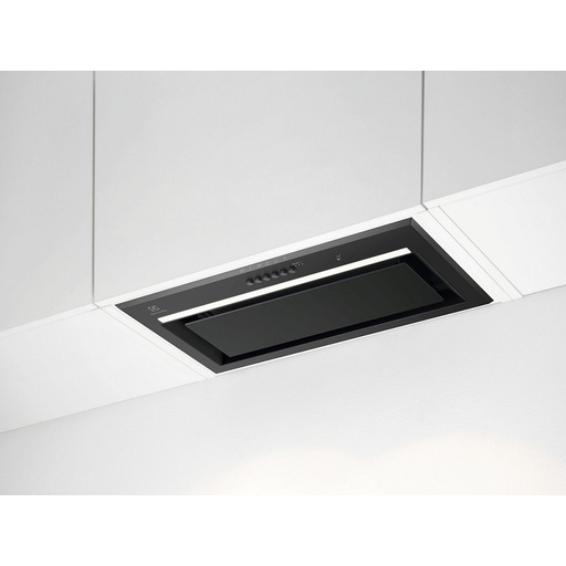 [LFG815K] Hotte Electrolux LFG815K, montée au mur noire, 650 m³/h, conduit ou recirculation, classe A++