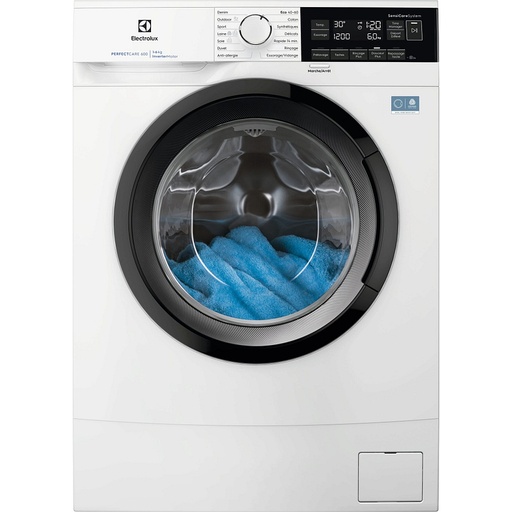 [EW6S3623CA] Lave-linge hublot Electrolux EW6S3623CA, 6 kg, essorage 1151 t/min, moteur Inverter+, pose libre
