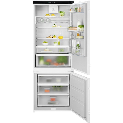 [KNR7TE75S] Réfrigérateur-congélateur intégrable Electrolux KNR7TE75S, 376 L, No Frost, classe E, 35 dB, blanc