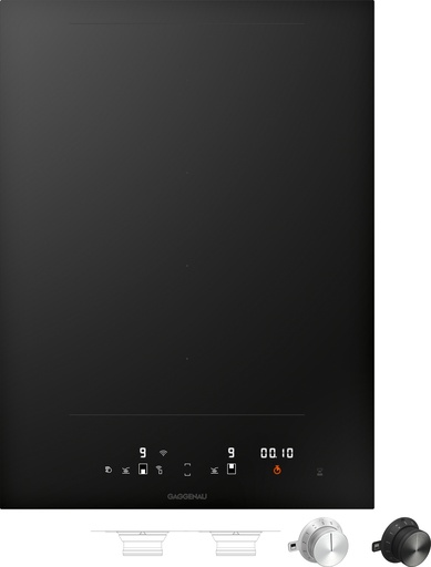 [VI422105] Table de cuisson Gaggenau VI422105, induction, 2 zones Flex, 40 x 24 cm, 3,7 kW
