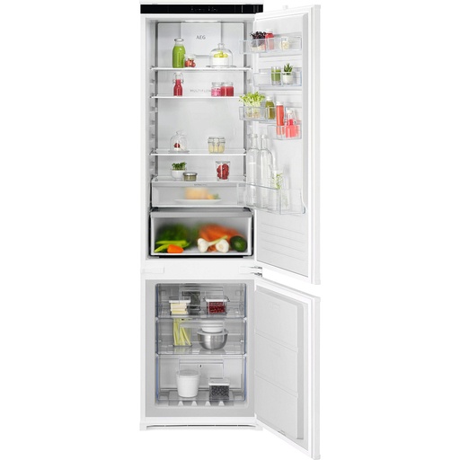 [OSC7C191DS] Réfrigérateur-congélateur intégrable AEG OSC7C191DS, No Frost, 269 L, 34 dB, charnières réversibles à droite