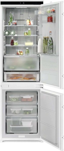 [TC9MS181BS] Réfrigérateur-congélateur AEG TC9MS181BS, No Frost, classe B, 29 dB, blanc