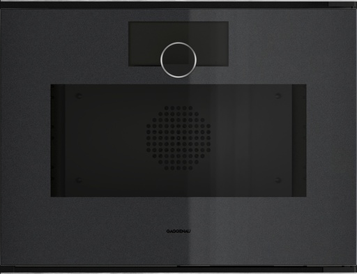[GS270100]  série Minimalistic Four combi-vapeur 60 x 45 cm Charnières de la porte: À droite, couleur Onyx