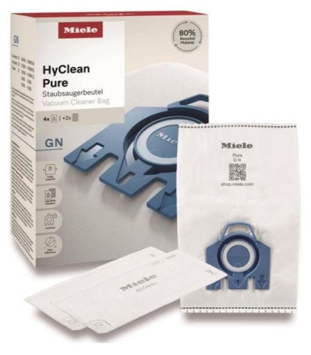 [HYCLEANPUREGN2] Sac aspirateur Miele HYCLEANPUREGN2, 4,5 L, filtration 99,99 %, bleu, fermeture HyClose