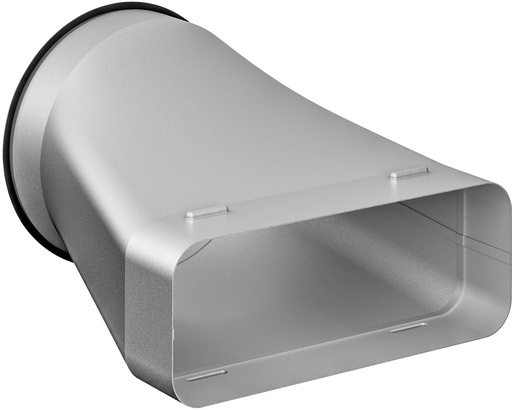 [AD854041] Adaptateur de conduit Gaggenau AD854041, rond-plat, joint d'étanchéité pré-monté