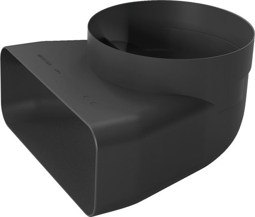 [AD857042] Adaptateur de conduit Gaggenau AD857042, 90°, ⌀ 150 mm, rond-plat, classe B1