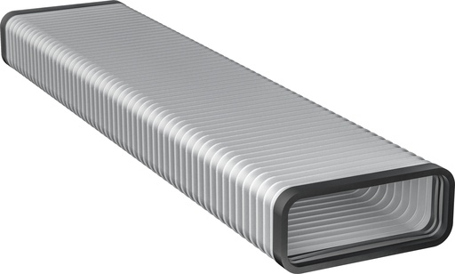 [AD858010] Gaine plate GAGGENAU AD858010, 222 mm, aluminium, flexible, joint pré-monté