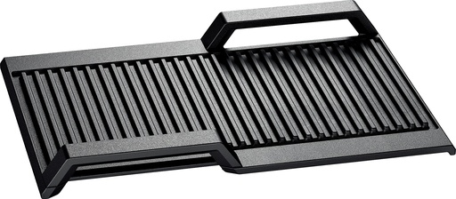 [CA052300] Gril Gaggenau CA052300 en fonte d'aluminium, couche en céramique, revêtement anti-adhérent, compatible Flex Induction