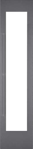 [RVA421122R] Panneau de porte GAGGENAU RVA421122R, inox brossé foncé, 19 mm, poignée inox