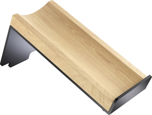 [RVA493060] Présentoir pour bouteilles de vin Gaggenau RVA493060, bois de chêne, aluminium anthracite